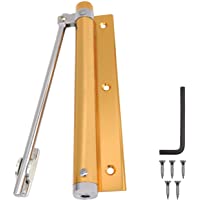 INHEMI Cierrapuertas Automatico Puerta- Cierrapuertas Muelle de Aleación de Aluminio Ajustable- Ideal para Instalar en…